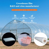 Film de serre professionnel grand format 5 couches en PE à diffusion thermique, résistant aux UV, transmission PAR 90% pour Oasis du Désert Smart