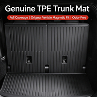 Lot de 5 tapis de coffre avant et arrière en TPE, accessoires intérieurs pour Tesla Model YL 2025+ 6 places, vente en gros usine