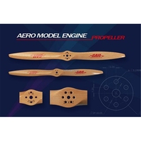 Ventes Flash : Hélices en bois de hêtre SAIL avec trou pour moteur DLE 28x10, 30x10, 30x12 pour avion modèle RC à essence, moteurs DLE111, DLE120, DLE170