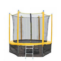 Sundow 1.5m 6ft-16ft Bungee Trampoline Ressort Avec Enceinte Sécurité Plage Trampoline Extérieur Avec Filet