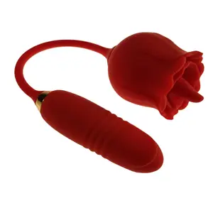 厂家直销7种振动模式阴茎假阴茎按摩成人性玩具女性兔子振动器，上下推力