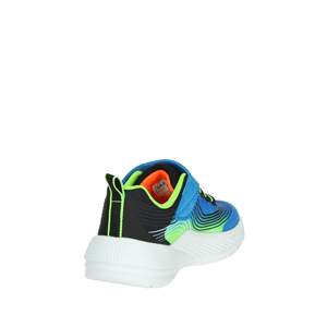 Skechers Baskets pour enfants Bleu Orange 403926L Chaussures en toile tendance - Product Image 3
