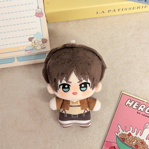 4 Llaveros <span class=keywords><strong>de</strong></span> Peluche con Bordado <span class=keywords><strong>de</strong></span> Anime Attack Titan, Diseño Nuevo, 10 cm, Alta Calidad, para Decoración <span class=keywords><strong>de</strong></span> Mochilas - Product Image 3