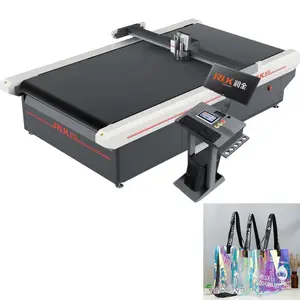 CAD digital cutting system flatbed PU leather cutter plotter automatic leather bag making machines