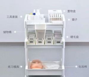 Syf S Portable Eyelash Storage Box Shelf Eyelash and <b>Nail</b> <b>Extension</b> Tool Cart Beauty Salon Cart - Product Image 6