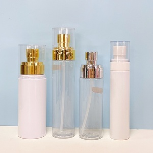 ขวดสเปรย์พลาสติก PET ฝาแบน ขนาด 60 มล. 80 มล. 100 มล. แบบขุ่น  คุณภาพสูง สีชมพู - Product Image 5