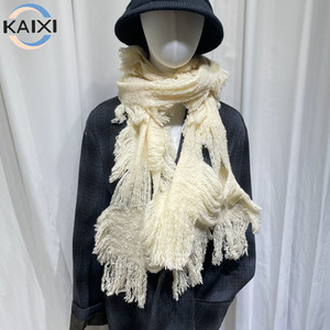 Wholesale Scarf Online <strong>Turban</strong> Crinkle <strong>Hijab</strong> Scarf Rop Islam Alpaca-Like Fabric Linen <strong>Hijab</strong> Womens Scarf - Product Image 2