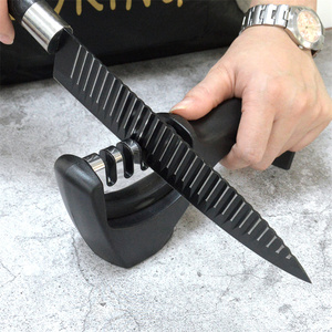 <b>Kitchen</b> Gadgets Sharpening Tools Portable Handheld 4-Stage <b>Scissor</b> Knife Sharpeners - Product Image 4