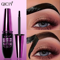 Gel teinté peel-off pour sourcils, marque privée, waterproof, longue tenue, anti-bavures, fini mat naturel pour sourcils clairsemés