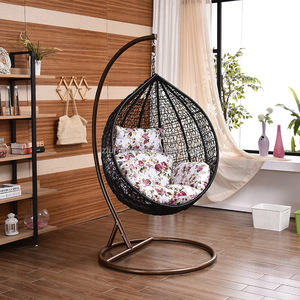 Rattan Garden Furniture Outdoor Round <b>Egg</b> Chair Swing Hanging <b>Basket</b> Rattan Chair - Product Image 6