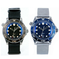 Montre-bracelet en titane pour homme, personnalisée, mouvement automatique japonais NH35, plongeur, marque, avec verre saphir, montres mécaniques 007