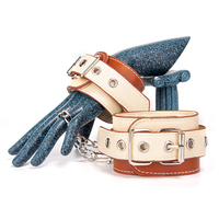 Menottes en cuir PU BDSM, jouets de retenue professionnels pour adultes, SM, bondage, plaisir intense et jeux coquins.