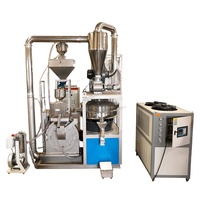 Machine de recyclage de plastique pour flocons de HDPE et PMMA, granulés semi-plastifiés, broyeur à disques pour la recyclage des déchets plastiques