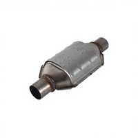 Système d'échappement universel à haut débit pour moteur automobile, catalyseur à trois voies en céramique métallique, grand moteur Euro V OBD