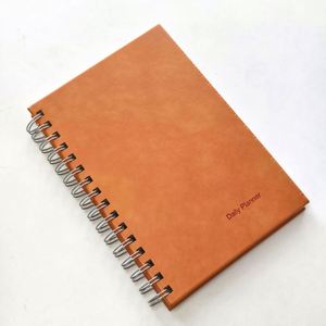 Custom A5 Hardcover Leather Journal Notebook Thread <b>Sewing</b> Binding Daily Planner School Printing Gift - Product Image 1