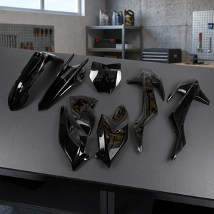 Kit di plastica nera per KTM SX 250 2017-2018 accessori moto - Product Image 2