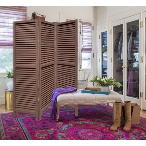 HMS phong cách ba Bảng điều khiển rửa màn trập màu nâu chia màn hình độc đáo phòng chia - Product Image 5