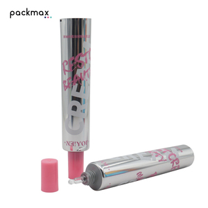 Tube cosmétique souple ultra-plat personnalisé de 50 ml pour crème solaire BB, tube aluminium-plastique haute brillance, tube d'emballage à tête goutte d'eau - Product Image 1