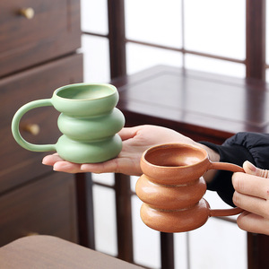 Tasses et gobelets à latte en céramique modernes et simples, portables et réutilisables pour les fêtes, vente en gros - Product Image 2