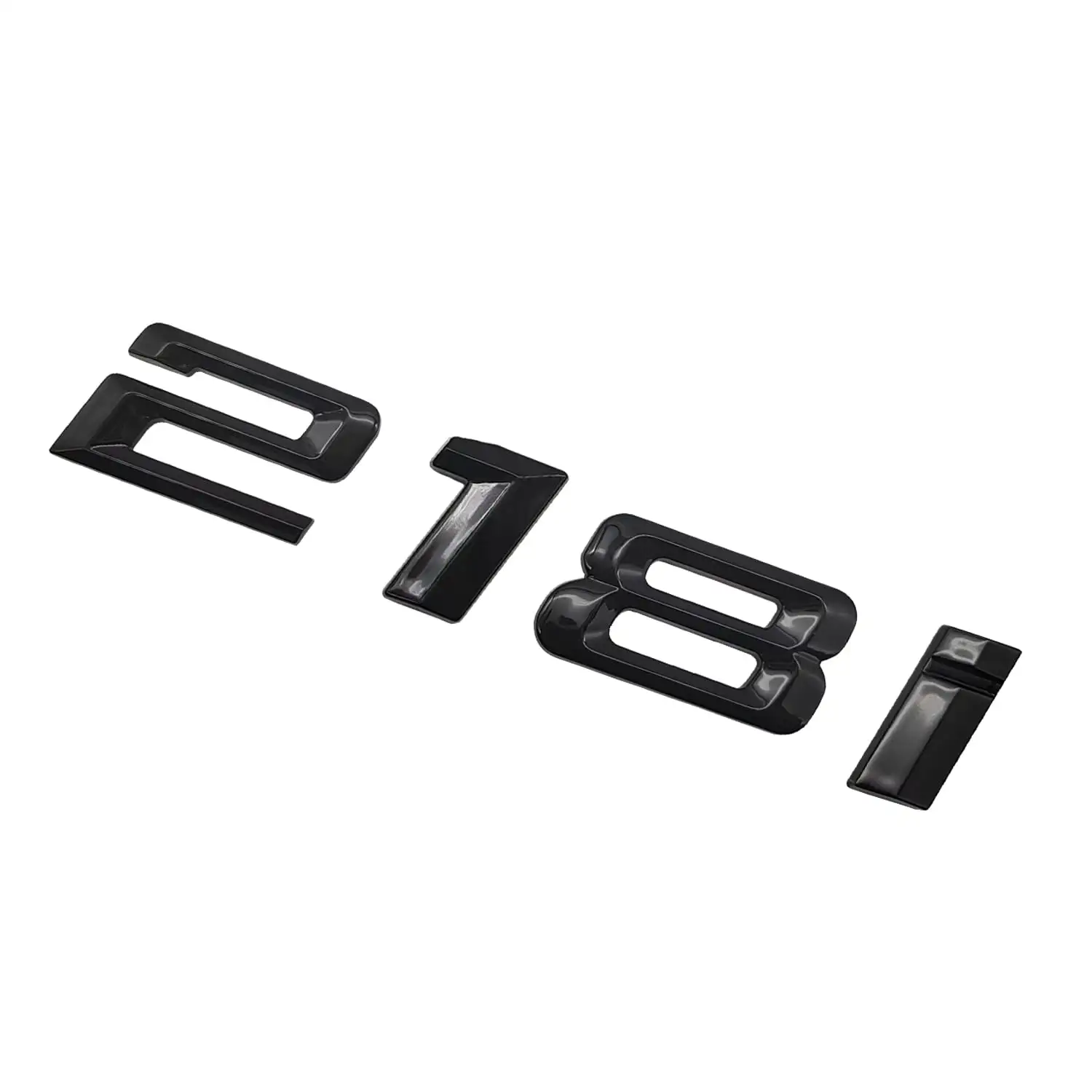 Custom Wholesale Electroplate Chrome 3d Letters Number Car Emblem Stickers With Adhesive