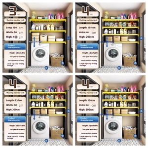 <span class=keywords><strong>Scaffale</strong></span> per lavatrice <span class=keywords><strong>scaffale</strong></span> in metallo <span class=keywords><strong>scaffale</strong></span> per scaffali per balcone - Product Image 5