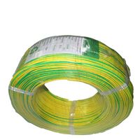 Câble de mise à la terre électrique OEM jaune-vert 6.3 avec bornier à drapeau, faisceau de câblage personnalisable pour automobile, 100% pur