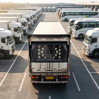 Caméra de recul pour camions et flottes commerciales, vision nocturne IR étanche IP68, boîtier métallique anti-vibrations pour camion, fourgonnette, bus, poids lourd