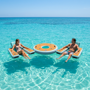 Pontili Gonfiabili per Divertimento Estivo, <span class=keywords><strong>Sedia</strong></span> Galleggiante Gonfiabile per Piscina/Lago/<span class=keywords><strong>Mare</strong></span> - Product Image 1