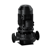Pompe verticale en ligne GDX à haut débit pour pompe à chaleur air-eau, circulation d'eau intensif, installation et fonctionnement compacts