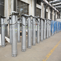 Pompe à eau submersible OEM en acier inoxydable, moteur triphasé, tension et débit/tête personnalisables pour applications de refroidissement industriel