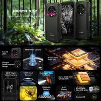 Ponsel Ulefone Armor X32 Versi Global 6GB+128GB Smartphone Tangguh dengan Penglihatan Malam Jaringan Android 4G