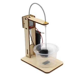 Kit de experimentos científicos, agitador de madera, juguete educativo DIY para niños de 7 a 9 años, modelo de forma geométrica con control manual - Product Image 1
