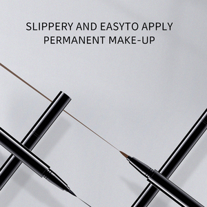 Crayon Eyeliner Liquide Noir Mat Imperméable à Pointe Fine, Végétalien, Personnalisable avec Logo, Maquillage Coloré pour les Yeux, Marque Privée - Product Image 3
