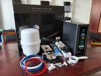 Elektrikli Masaüstü Ters Ozmoz Su Arıtıcı Ev Tipi Kendini Temizleyen 6 Aşamalı İçme Suyu Filtresi Plastik Gövdeli