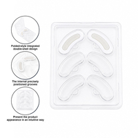 Boîte de rangement protectrice en PET de haute qualité pour patchs oculaires, plateau d'emballage esthétique pour outils, étui pour produits cosmétiques