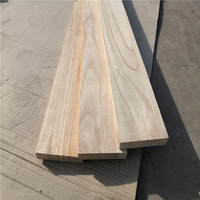 Usine de vente Paulownia bois massif planche de bois Paulownia bande unique latte de bois