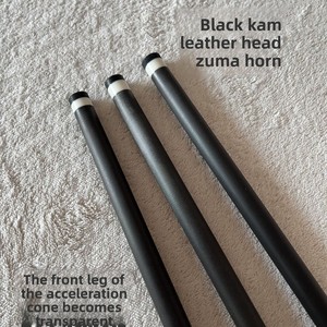 Taco de Billar Personalizado con Logotipo, Eje de Fibra de Carbono Pro Taper de 12.5mm 11.8mm, Punta Radial Uniloc Pin, Alta Calidad, Peso Ligero 19 oz - Product Image 1
