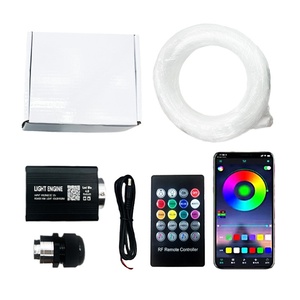 Luz de Cielo Estrellado para Coche, Máquina Todo en Uno con Efecto de Meteoros y Estrellas Completas, Luz de Ambiente de Fibra Óptica para Techo, Modificación IP66 12V - Product Image 5