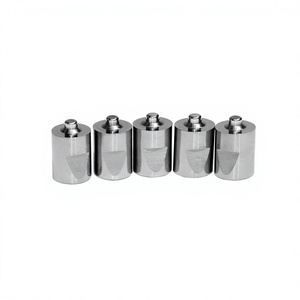 Pièce cylindrique personnalisée en carbure de tungstène avec axe étagé et rainure pour mèche de poinçonnage de moulage par métallurgie des poudres - Product Image 1