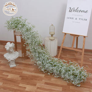 Nuovo Design personalizzato romantico festa di nozze lungo bianco rosa Baby alito fiore Runner in vendita - Product Image 1