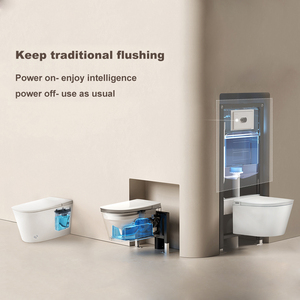 Inodoro Inteligente Automático con Tapa, Bidé Inteligente para Baño, Inodoro Inteligente de Pared - Product Image 5