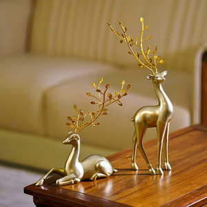 [Offre Spéciale] Artisanat de décoration intérieure, petit cerf pour meuble TV de salon, ornements pour bouteilles de vin, décorations en forme d'animaux - Product Image 4