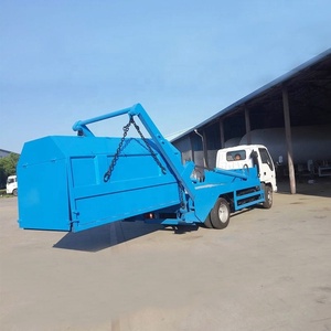 รถบรรทุก ISUZU ELF 4X2 แบบไฮดรอลิกฮุคลิฟท์ สำหรับขนส่งตู้คอนเทนเนอร์ขยะและการทำความสะอาดเมืองอัจฉริยะ  ลดราคาพิเศษ - Product Image 6