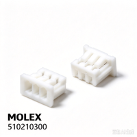 Livraison rapide - Connecteur femelle MOLEX 0510210300 3 broches 1,25 mm pour câble, boîtier de réceptacle pour appareils médicaux et électroniques