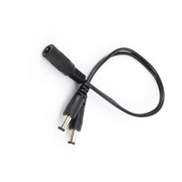 Kabel Splitter daya DC kustom 5.5x2.1mm 1 adaptor pria ke 2 wanita | Konektor kabel ekstensi kamera CCTV Strip LED