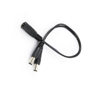 Aangepaste Dc Power Splitter Kabel 5.5X2.1Mm 1 Mannelijke Naar 2 Vrouwelijke Adapter | Led Strip Cctv Camera Verlengsnoer Connector - Product Image 5