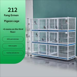 Gabbia per Piccioni Multistrato Saldata di Alta Qualità, Gabbia per Uccelli in Filo di Ferro Criptato Anti-Parassitario per Allevamento, Isolamento e Accoppiamento di Piccioni - Product Image 4