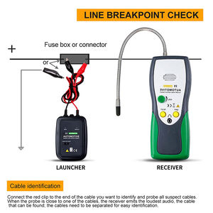 Dy25 Automotive Korte Open Circuit Locator <span class=keywords><strong>Tester</strong></span> 6-24V Draad Tracing Diagnostische Test Tool Kabel Detector Voor Auto 'S - Product Image 5