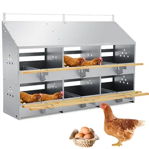 Top vente nichoir de poulet rouler nichoir de poulet pondeuses en métal nichoirs de poulet rouler loin des oeufs