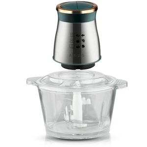 Processador de Alimentos Ackiliss Acl-7040 Máquina de Fufu 800w Compacta com Tigela de Vidro de 2l para Processamento Diário de Carne, Vegetais e Frutas - Product Image 3